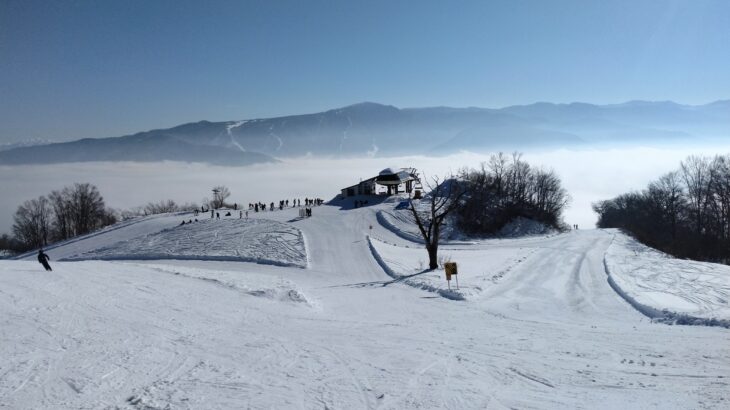 雪がない・・・けど